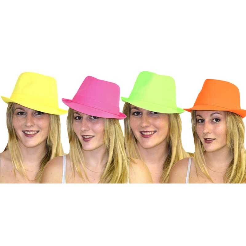 Chapeau de soirée fluo pas cher - Chapeau femme et homme