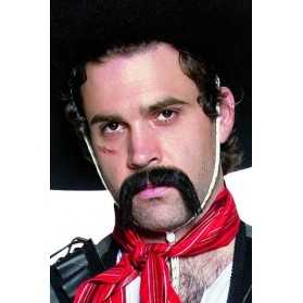 Moustache noire de Cow Boy Mexicain