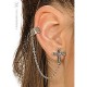 Boucles d'oreilles en forme de Croix Gothique