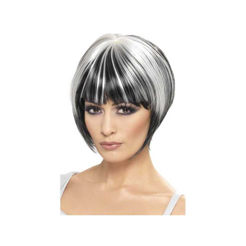 perruques cheveux gris blancs