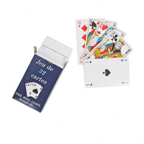 Jeu de 32 cartes à jouer pas cher