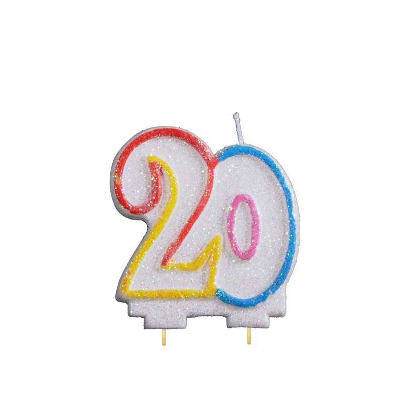 Bougie Anniversaire Ans Bougie Gateau En Forme De Chiffre