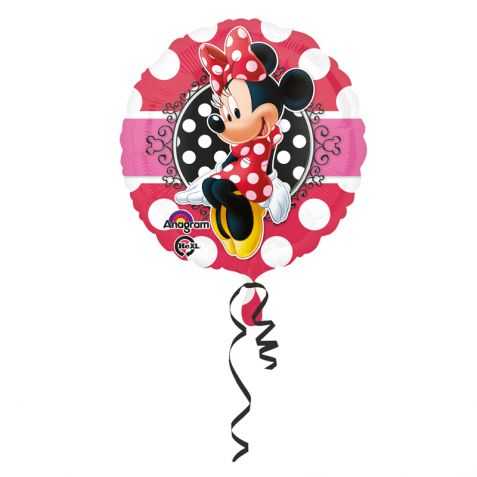 Ballon gonflable Minnie pour déco d'anniversaire Disney