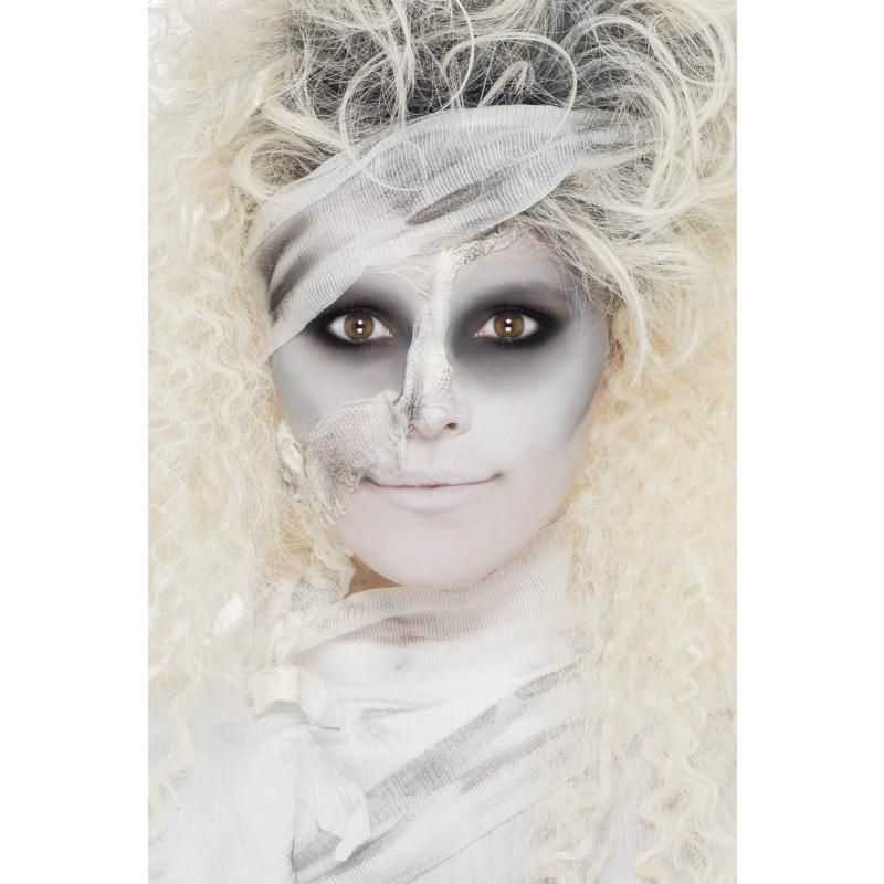 maquillage Halloween femme - tête de mort avec maquillage blanc et noir  pour la …