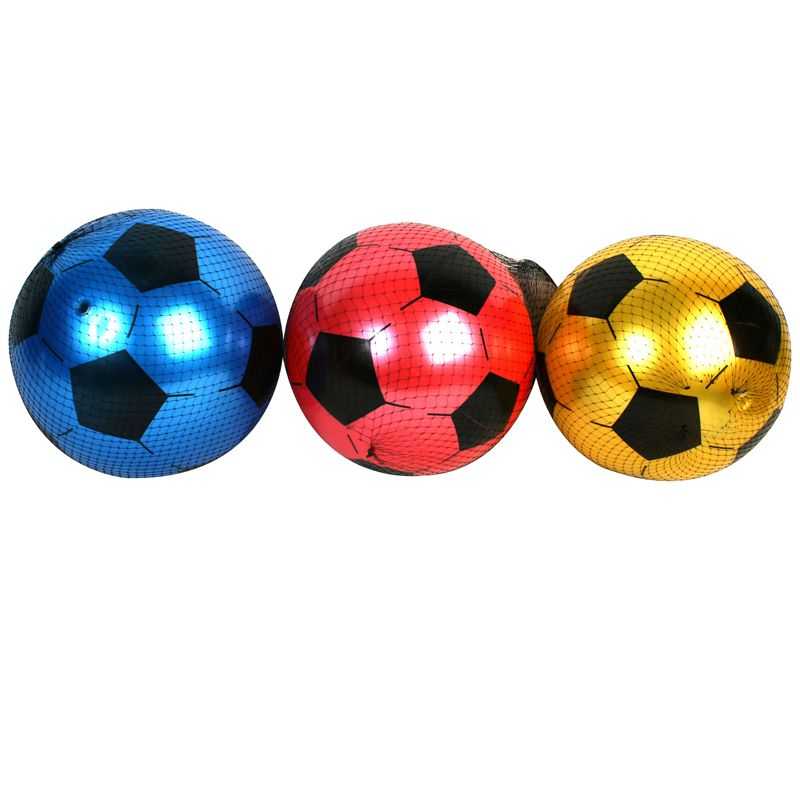 Ballon Football en plastique - Rose/Noir - Jeux d'extérieur - Creavea