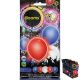 5 ballons lumineux bleu blanc rouge