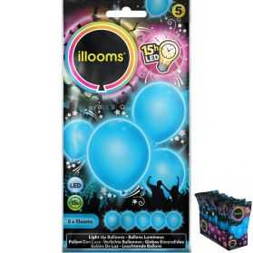 5 ballons gonflables lumineux