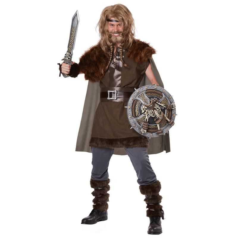 Déguiz-Fêtes - Déguisement Viking homme avec surbottes du S au XL