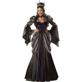 Robe de Reine adulte noire