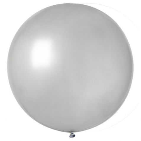 Ballon gonflable géant Rond argent