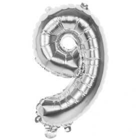 Ballon chiffre argent