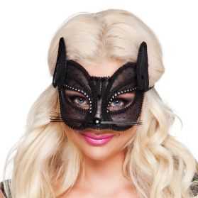 Masque chat noir adulte