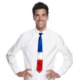 Cravate Bleu blanc rouge