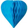 Coeurs papier couleur bleu turquoise