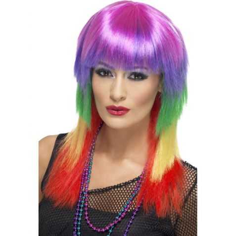 perruque rock femme
