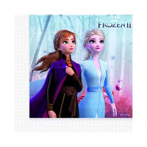 20 serviettes Reine des Neiges 2