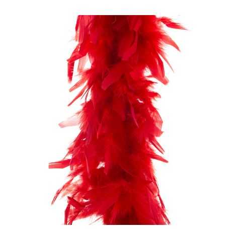 Boa rouge à Plumes