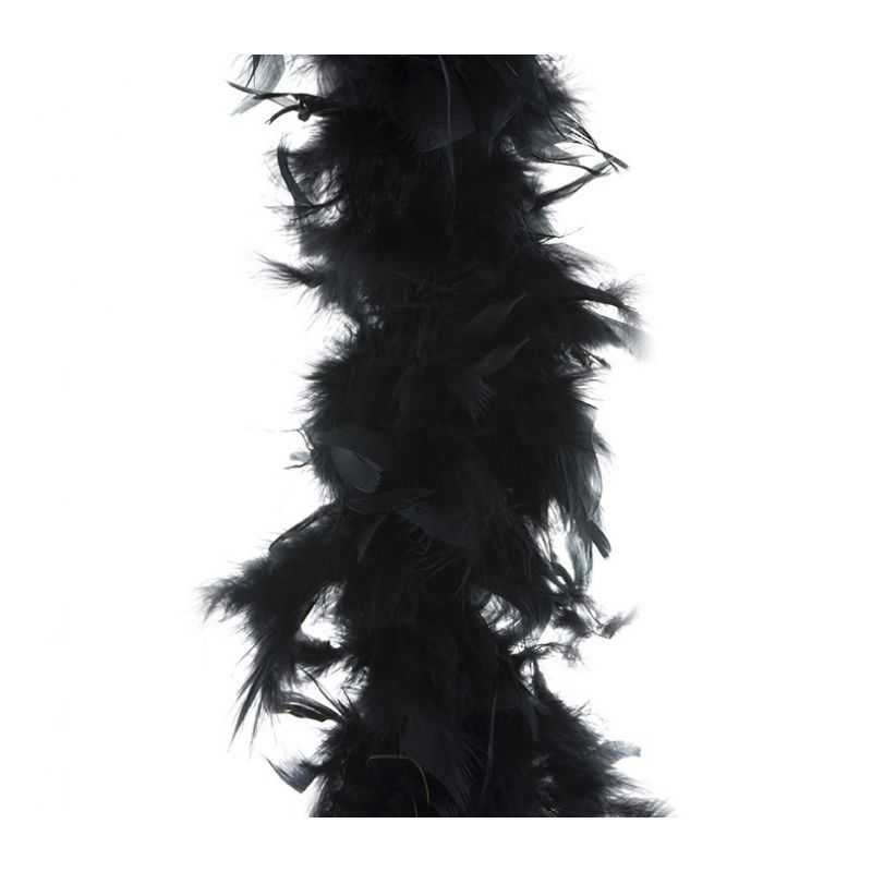 Boa en Plumes Noires et Blanches pour Artisanat, Jupe de Mariage