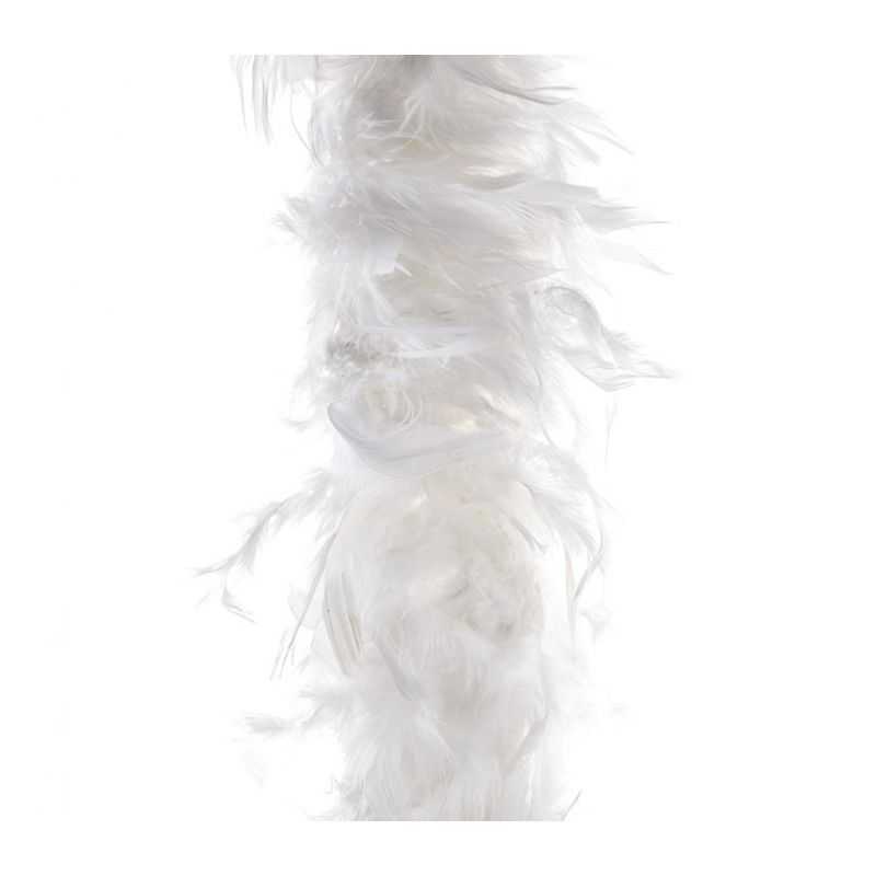 Boa en plumes blanc très élégant
