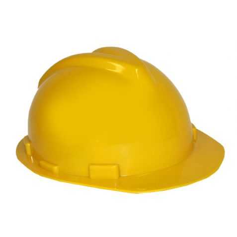 Casque jaune pour se déguiser en chef de chantier