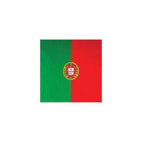 Bandana avec motif du drapeau portugais