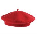 Béret ROUGE en feutrine