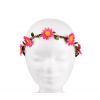 Couronne de fleurs roses