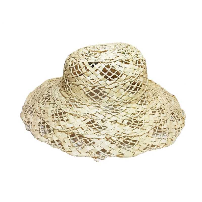 Chapeau en paille ajourée UB00519 : Boutique de vêtements