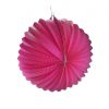 Lampion papier rond rose