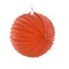 Lampion papier rond orange