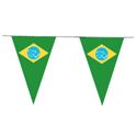 Guirlande avec drapeaux du Brésil
