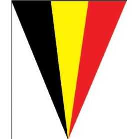 Guirlande pavillons drapeau belge