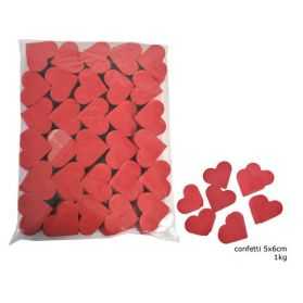 1 kilo Confettis de Scène en forme de coeur
