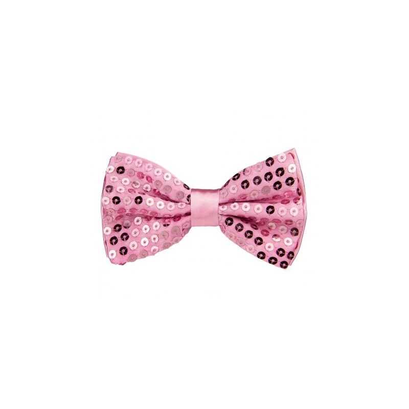 Noeud Papillon à Paillettes rose réglable - Accessoires/Cravate Bretelles Noeuds  papillon 