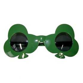 Lunettes Vertes en forme de Trèfle vert