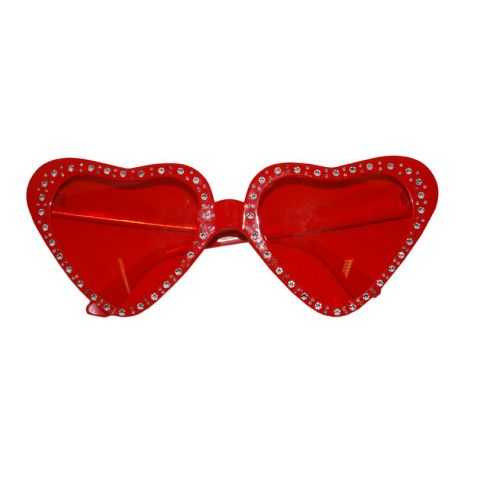 Lunettes à paillettes en forme Coeur