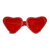 Lunettes à paillettes en forme Coeur