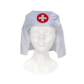 Coiffe d'Infirmière avec croix rouge guerre mondiale