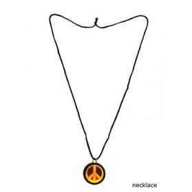 Pendentif avec sigle Peace and Love