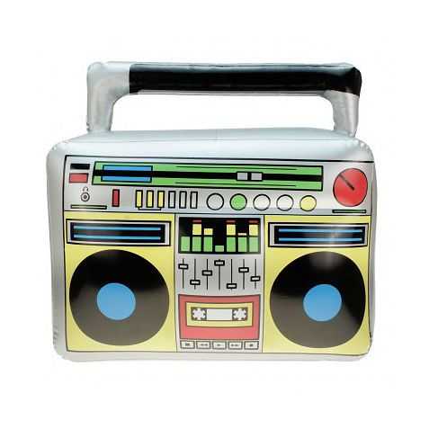 Poste radio cassettes gonflable