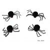 Figurines araignées noires