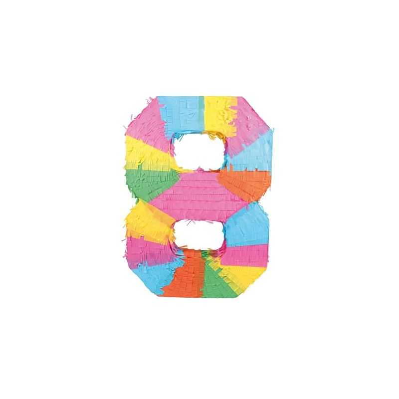 Pinata Chiffre 5 - Multicolore pour l'anniversaire de votre enfant