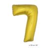 Ballon anniversaire en forme de Chiffre 7 Or