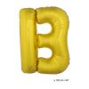 Ballon en forme de Grande Lettre B Dorée