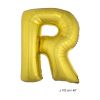 Ballon en forme de Grande Lettre R Dorée