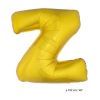 Ballon en forme de Grande Lettre Z Dorée