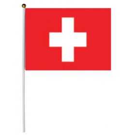 drapeaux suisse à agiter