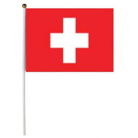 drapeaux suisse à agiter