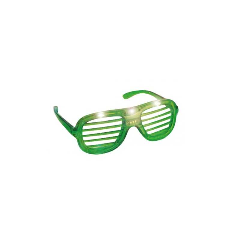 Lunettes vert fluo 80s adulte