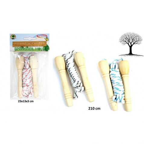 Corde à Sauter pas chère poignets en bois